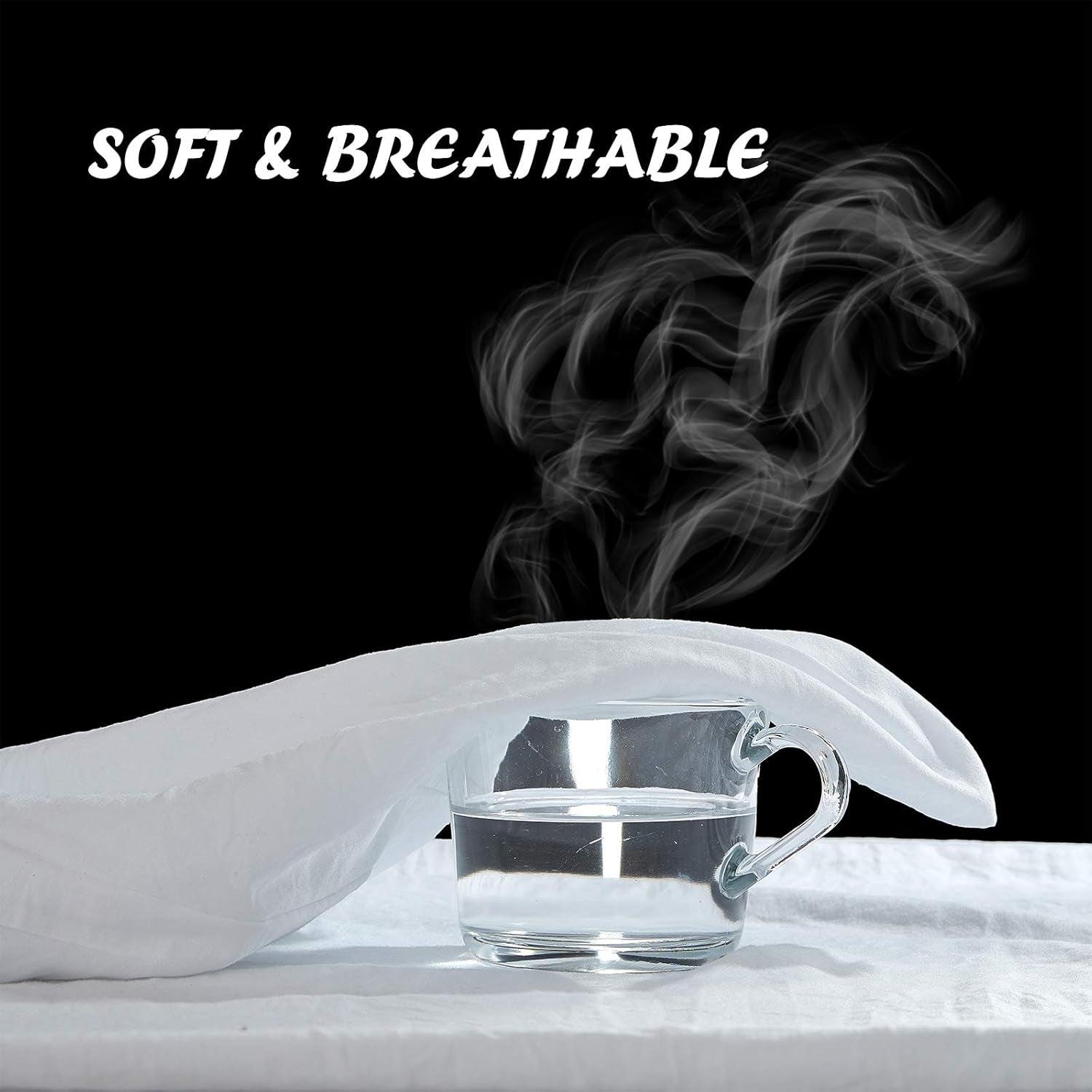 White Duvet Cover Sets Twin Size 2 Piece Double Brushed Microfiber Twin Duvet Cover with Button Closure & Corner Tie 1 Breathable and Soft Duvet Cover 68X90 Inches + 1 Pillow Sham